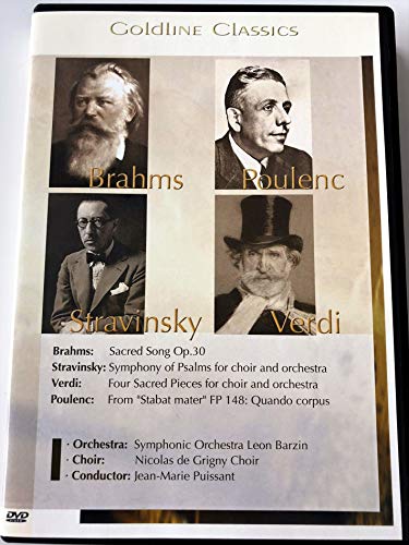 DVD Brahms-Poulenc-Stravinsky-Verdi -77 Minuten- Orchester Leo Barzin