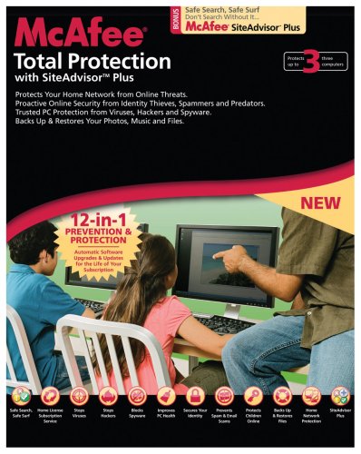 McAfee Total Protection 2008 (3 User Edition) (PC) [Old Edition]