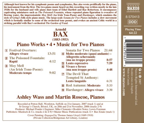 BAX, Arnold: 2 Piano Music