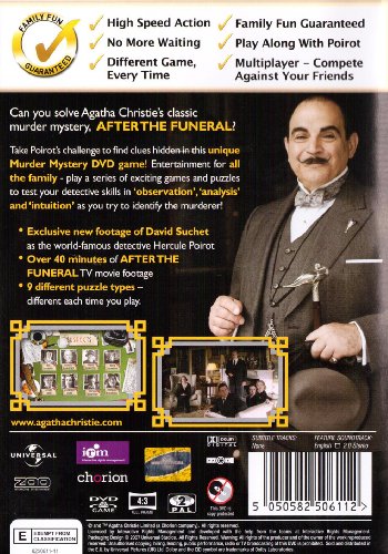 Poirot: After The Funeral - Murder Mystery DVD Game [Interactive DVD]