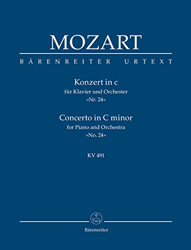 Mozart: Piano Concerto No. 24 in C Minor, K. 491 (Study Score)
