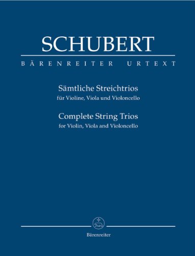 Schubert: Complete String Trios (Study Score)