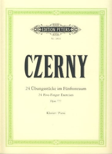 24 Five-Finger Exercises Op. 777 for Piano