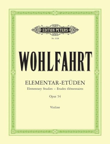 40 Elementary Studies Op. 54 for Violin