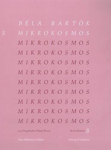BOOSEY & HAWKES BARTOK BELA - MIKROKOSMOS VOL.5 - PIANO Classical sheets Piano