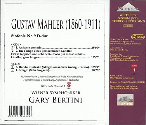 Mahler: Symphony No. 9