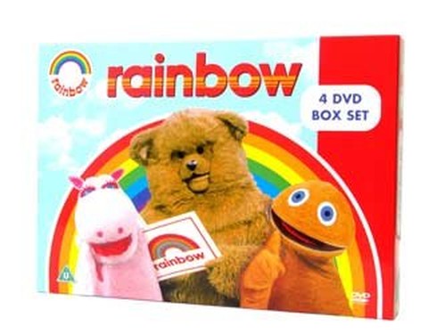 RAINBOW:4 DVD BOX SET:ZIPPY:BUNGLE & GEORGE:6HRS:NEW & BOXED