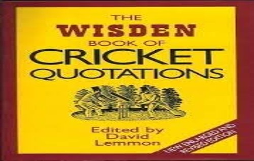 Wisden Book of Cricket Quotations