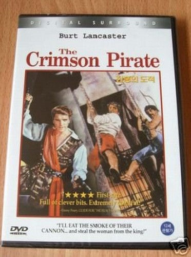 The CRIMSON PIRATE ~ DIGITAL SURROUND SOUND [LICENSED So. Korean IMPORT / NTSC - ALL REGION Play] ~LATEST Release w/SPECIAL FEATURES~