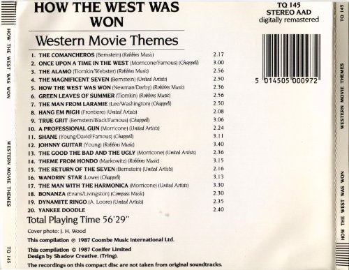 How the West was Won, Western Movie Themes