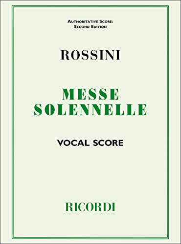 Messa Solenne: Vocal Score