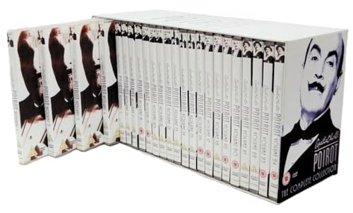 POIROT: 24 DVD BOX SET: COMPLETE COLLECTION: 57 EPISODES:63+ hrs: NEW & BOXED