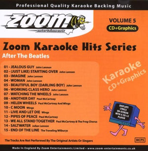 Zoom Karaoke CD+G - Karaoke Hits 5: After The Beatles