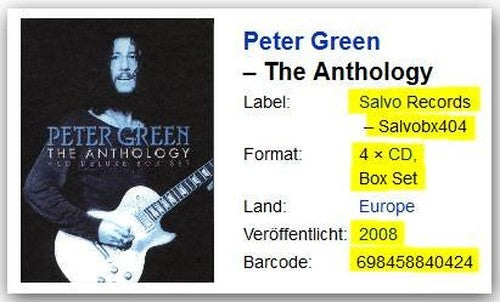 Peter Green - The Anthology