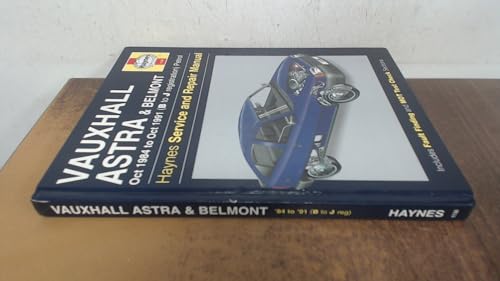 Vauxhall Astra and Belmont Service and Repair Manual (1984-1991)