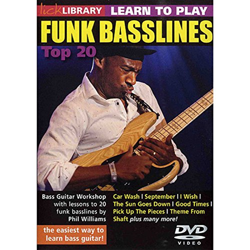 Lick Library: Learn To Play Funk Basslines - Top 20 [DVD]
