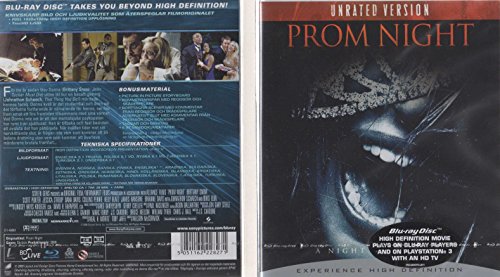 Prom Night Unrated Version - Region ABC - Nordic Import