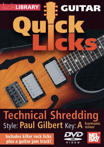 Lick Library: Paul Gilbert Quick Licks - Technical Shredding [DVD]