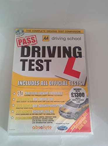 PASS YOUR DRIVING TEST (AA DRIVING SCHOOL) THE COMPLETE DRIVING TEST COMPANION. INCLUDES ALL OFFICIAL TESTS