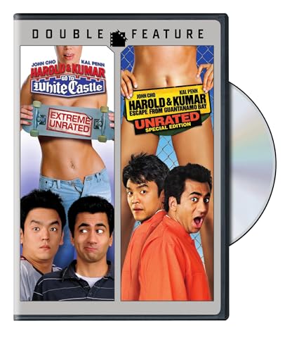 Harold & Kumar Go White Castle & Escape Guantanamo [DVD] [Region 1] [US Import] [NTSC]