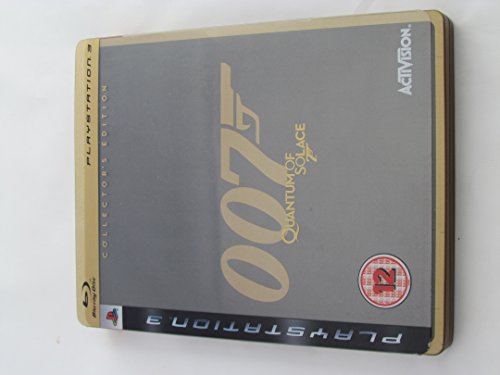 007 quantum of solace ps3 playstation 3 steel book collectors edition