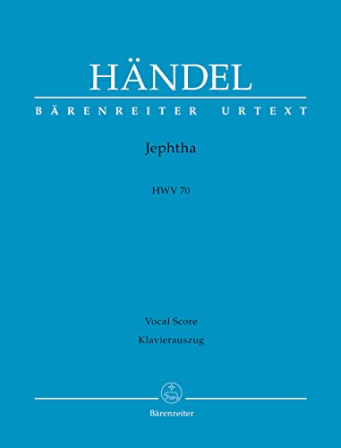 Handel: Jephtha, HWV 70 (Vocal Score)