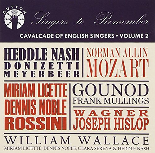 Cavalcade Of English Singers Vol.2