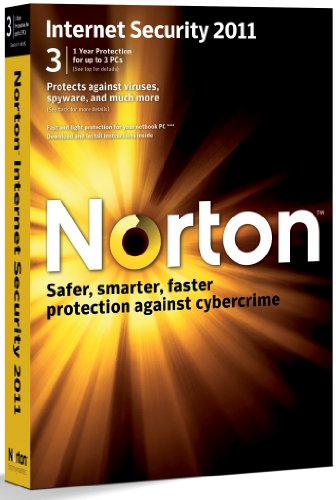Norton Internet Security 2011, 3 Computers, 1 Year Subscription (PC)