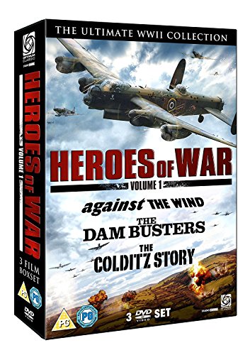 Heroes of War Vol 1 (Dambusters, The/Against The Wind/Colditz Story) [DVD]