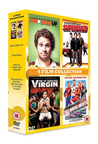 4 Film Collection: Knocked Up/Superbad/40 Year Old Virgin/Talladega Nights [DVD]