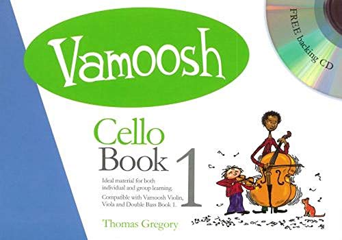 Vamoosh - Cello Book 1 | Sheet Music With CD and Online Resources Included | Easy Cello Method for Young Learners and Beginners | Fun Songbook for Classroom and Private Lessons