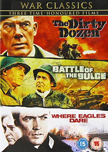 War Classics Collection: Where Eagles Dare / The Dirty Dozen / Battle Of The Bulge [DVD]
