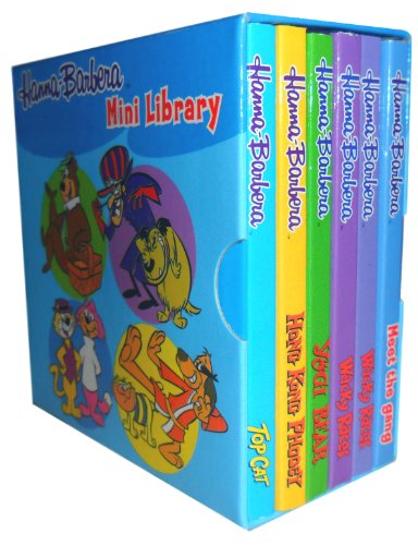 Hanna-barbera Pocket Library 6 Board Books Collection Set (Meet the Gang, Wacky Races, Wacky Races, Yogi Bear, Hong Kong Phooey, Top Cat)