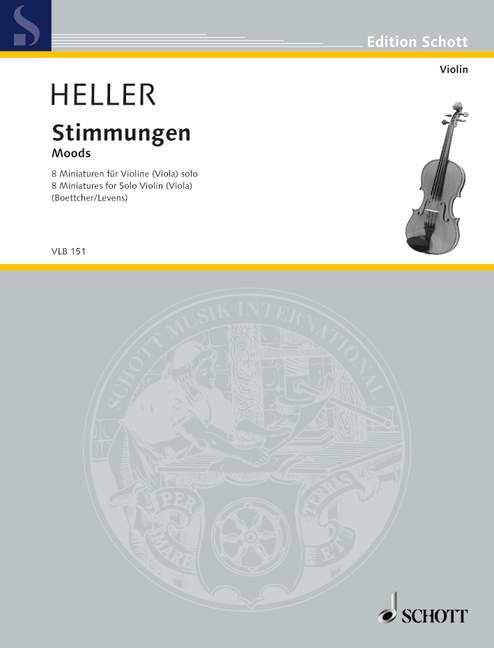 Ambiances: 8 Miniatures. violin (viola) solo.