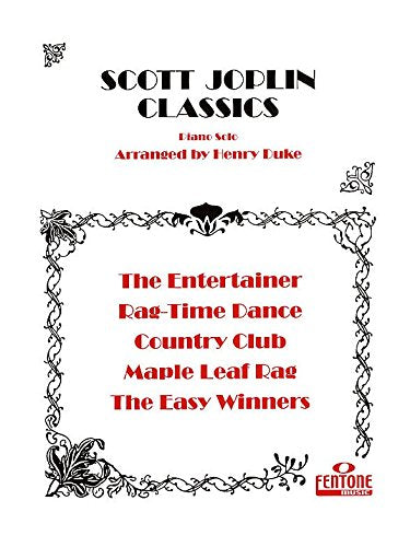 Fentone Music Scott Joplin Classics Piano Sheet Music