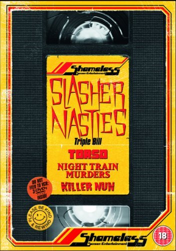 Shameless Slasher Nasties Box Set (Killer Nun / Torso / Night Train Murders) [DVD]