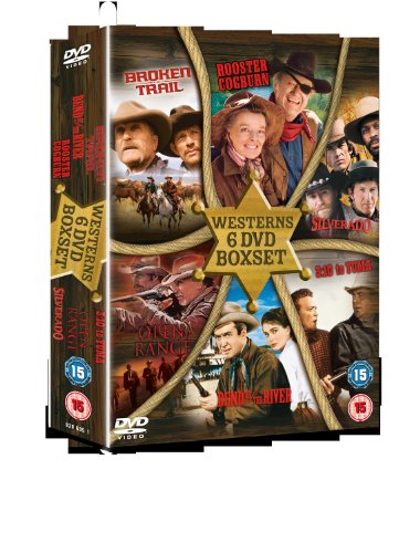 6 Film Westerns Box Set: 3:10 To Yuma/ Bend Of The River/ Broken Trail/ Open Range/ Rooster Cogburn/ Silverado [DVD]