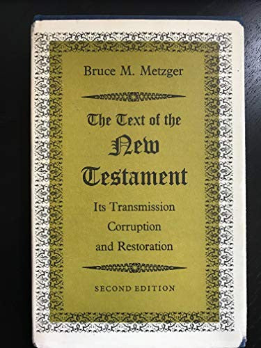 The Text of the New Testament
