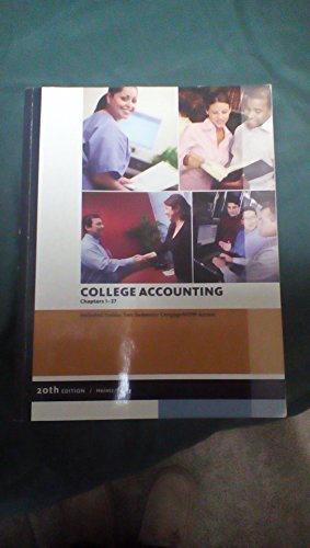 College Accounting Chapters 1-27 20th Edition