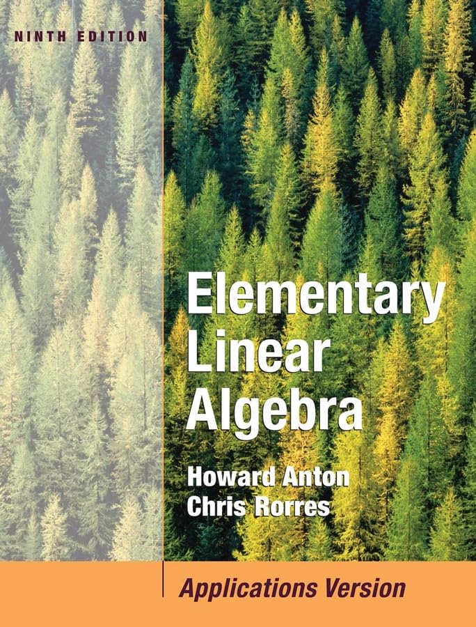 Elementary Linear Algebra with Applications