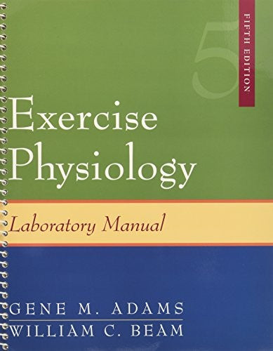 Exercise Physiology Laboratory Manual