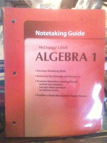 McDougal Littell Algebra 1