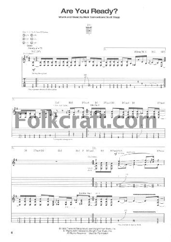 Human Clay (Authentic Guitar Tab)