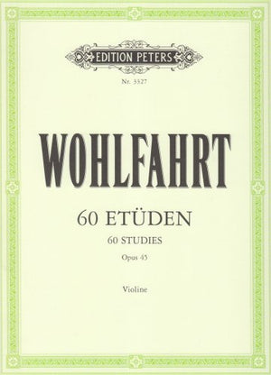 60 Studies Op. 45 for Violin