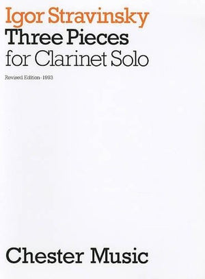 3 Pieces For Clarinet Solo