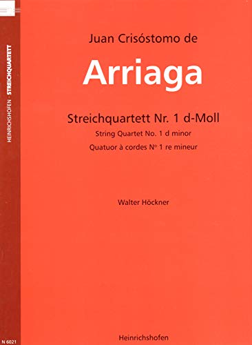 Arriaga: String Quartet No. 1 in D Minor (Set of Parts)