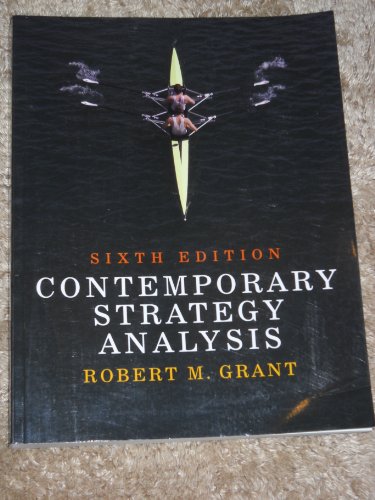 Contemporary Strategy Analysis