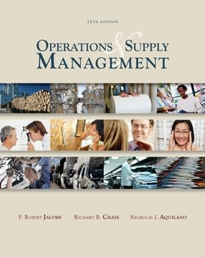 Operations & Supply Management wStudent DVD Rom