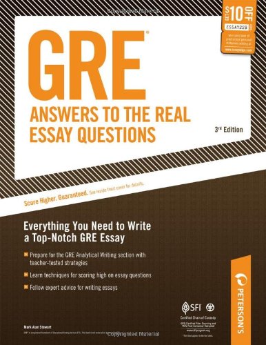 GRE Answers to the Real Essay Questions