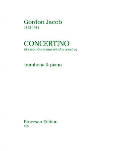 Jacob: Concertino for Trombone and Piano